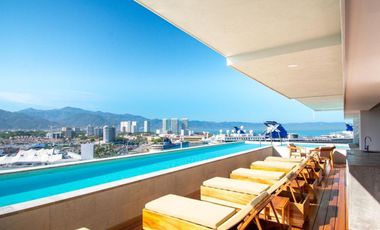 Renta en Zona Hotelera Norte – DUVA, Amueblado y con Vista Panorámica al Mar.