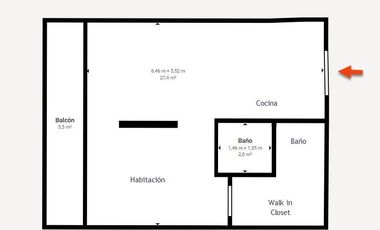 Departamento en Arriendo en muy cerca de plaza ñuñoa