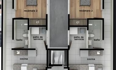 Departamentos en Venta San Lucas Tepetlacalco Tlalnepantla Edo. de México