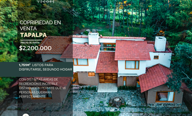 COPROPIEDAD EN VENTA EN PINARES TAPALPA, TAPALPA