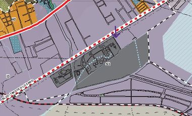 ¡Terreno Industrial de 3 Hectáreas plano y bardeado!