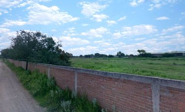¡Terreno Industrial de 3 Hectáreas plano y bardeado!