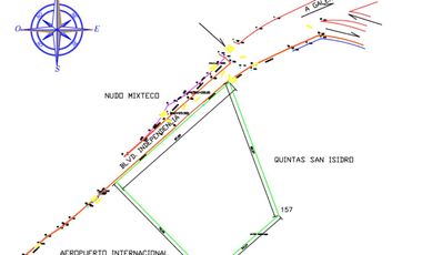 TERRENO COMERCIAL EN VENTA O RENTA A LADO DEL AEROPUERTO FRENTE AL NUDO MIXTECO