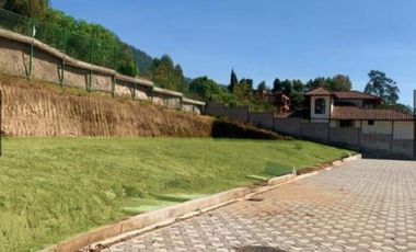 Venta terreno. 405m2, en Cumbayá, San Juan alto, vista espectacular