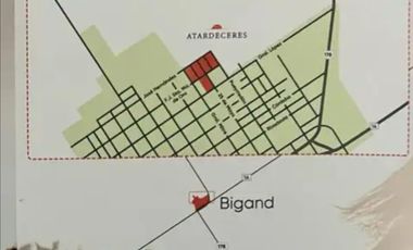 Terreno en VENTA/PERMUTA/FINANCIACION -Lotes de 200 m2 a 500 m2 - Colonia Bigand, Castellanosn