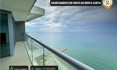 APARTAMENTO EN VENTA EN CARTAGENA PARA RENTAS CORTAS CON VISTA AL MAR