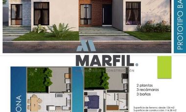 Casas en Pre Venta en Colima Coto AQUA LIVING Modelo Barcelona CIUDAD NATURA