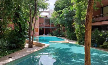 Departamento en venta de 2 recamaras con el mejor precio en Aldea Zama Tulum (1442)