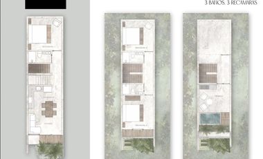 EN VENTA VILLA EN TULUM 3 HABITACIONES ALBERCA CERCA DEL MAR EXCELENTE UBICACION Y PRECIO