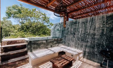 EN VENTA VILLA EN TULUM 3 HABITACIONES ALBERCA CERCA DEL MAR EXCELENTE UBICACION Y PRECIO