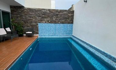 CASA EN RENTA AMUEBLADA CON ALBERCA, FRACC. LOMAS DEL SOL, RIVIERA VERACRUZANA, ALVARADO, VERACRUZ