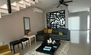 CASA EN RENTA AMUEBLADA CON ALBERCA, FRACC. LOMAS DEL SOL, RIVIERA VERACRUZANA, ALVARADO, VERACRUZ