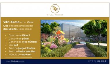 Terreno en Venta en Villa Airosa, Pachuca, con amenidades