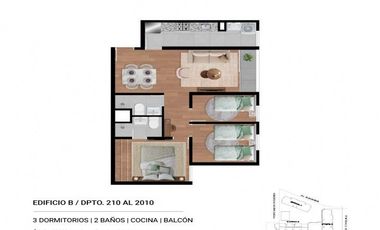 VENDO DPTO DE 3 DORM. EN AV. VENEZUELA – CERCADO – CON BONO VERDE