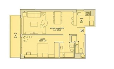 Venta departamento de 2 ambientes - Palermo