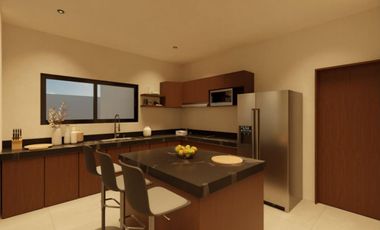 CASA EN PREVENTA EN PRIVADA NADIRA CONKAL.