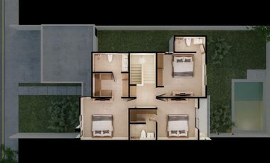 CASA EN PREVENTA EN PRIVADA NADIRA CONKAL.