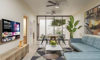 CASA EN PREVENTA EN PRIVADA NADIRA CONKAL.