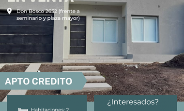 CASA EN VENTA 2 DORMITORIOS