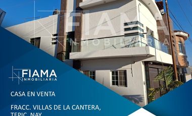 CASA EN VENTA FRACC. VILLAS DE LA CANTERA, TEPIC, NAY. (LN)