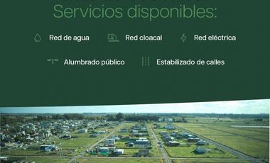 Venta de lote en Alvear - Financiacion - Permuta
