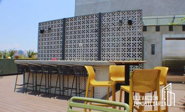 Loft en renta con amenidades Roma