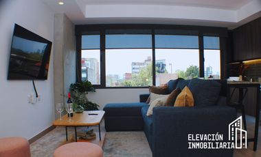 Loft en renta con amenidades Roma