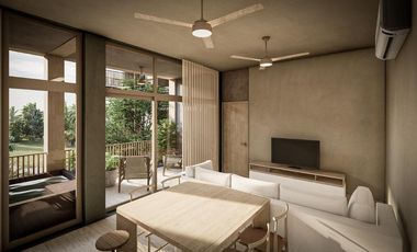 Departamento de 2 Habitación en Venta con Vista a la laguna de Bacalar