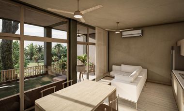 Departamento de 2 Habitación en Venta con Vista a la laguna de Bacalar