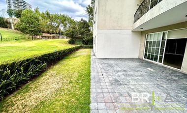 Departamento Garden en renta o venta con jardín en Bosque Real, Green 22