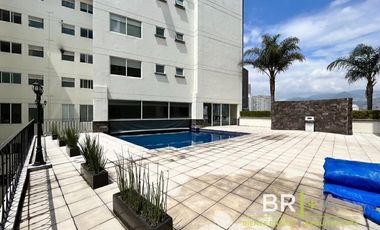 Departamento Garden en renta o venta con jardín en Bosque Real, Green 22
