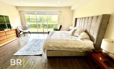 Departamento Garden en renta o venta con jardín en Bosque Real, Green 22