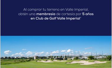 TERRENO EN VENTA EN  VALLE IMPERIAL MAPLES 2