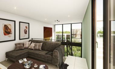 BONA: PENTHOUSE de 1 habitacione en Temozón Norte, Mérida!