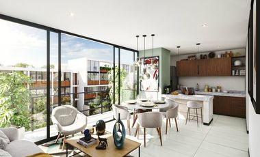 BONA: Departamento de 2 habitaciones en Temozón Norte, Mérida!