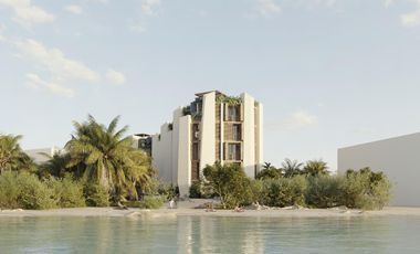 Departamento de Inversión en Holbox a Pie de Playa