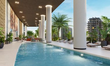 DEPARTAMENTO EN VENTA EN MIAMI 1 HABITACIÓN CON BAR, JACUZZI, ALBERCA
