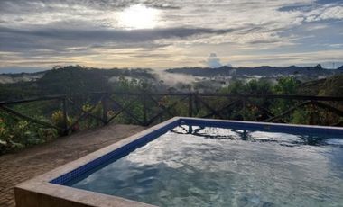 FINCA CON CASA DE 2 PISO / CAPIRA / 38 HECTAREA / RIO Y OJO DE AGUA JC