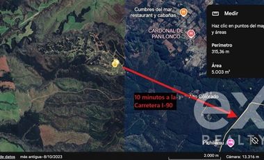 Casa en Venta en Vende sitio 5000 m2 casa 56 m2 Pichilemu