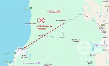 Casa en Venta en Vende sitio 5000 m2 casa 56 m2 Pichilemu