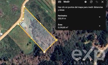 Casa en Venta en Vende sitio 5000 m2 casa 56 m2 Pichilemu