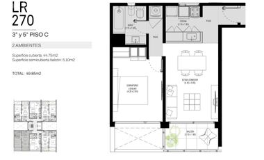 Departamento en  venta