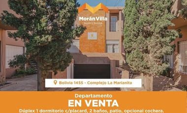 Departamento 2 dormitorios y patio en Barrio Villa Santillán, Santa Rosa, La Pampa