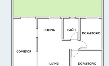 Venta de Casa 3 ambientes en Don Bosco