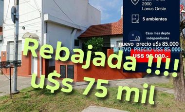 OPORTUNIDAD CASA + DEPARTAMENTO NUEVO PRECIO uss 75 mil