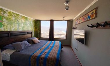 Hermoso departamento amoblado con vista al mar