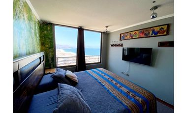 Hermoso departamento amoblado con vista al mar