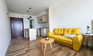 VENTA MONOAMBIENTE AMOBLADO, VISUALES DESPEJADAS. AMENITIES. AV. FRANCIA, ROSARIO