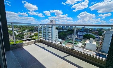 VENTA MONOAMBIENTE AMOBLADO, VISUALES DESPEJADAS. AMENITIES. AV. FRANCIA, ROSARIO