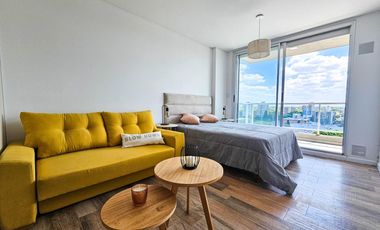 VENTA MONOAMBIENTE AMOBLADO, VISUALES DESPEJADAS. AMENITIES. AV. FRANCIA, ROSARIO